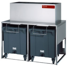 Bacs de stockage avec chariots de 2x 108 kg