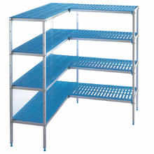 Kit rayonnages aluminium en L 4 niveaux pour WR-C2020-6M