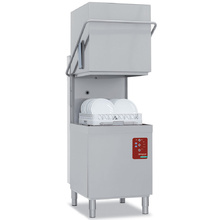 Lave-vaisselle à capot, panier 500x500 mm   full-hygiène  , avec adoucisseur continu