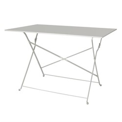 Table de terrasse pliable grise1100 x 700 mm
