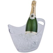 Photo 1 matériel référence CF310: Seau à vin ou champagne APS transparent 2 bouteilles
