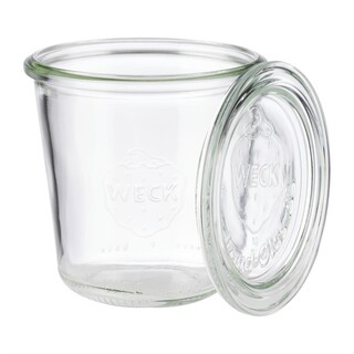 photo 2 bocaux en verre avec couvercle weck aps 290ml lot de 6