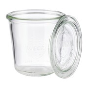 Photo 1 matériel référence FT199: Bocaux en verre avec couvercle weck aps 290ml lot de 6