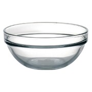 Photo 1 matériel référence E554: Bols de cuisinier en verre Arcoroc 120mm - Quantité par boîte : 6.