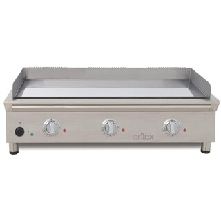 photo 1 plaques de cuisson électriques 100 cm arilex 15 mm en acier chromé dur ligne 600 100fryecn