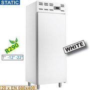 Armoire congelation 20x en 600x400, statique, 500 lit. skinplate blanc