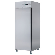 Armoire frigorifique ventilée 700 lit. 1 porte gn 2/1, sur roues
