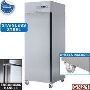Armoire frigorifique ventilée 700 Lit. 1 porte GN 2/1, sur roues