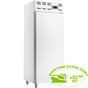 Armoire frigorifique 20x en 600x400, ventilé 500 lit. skinplate blanc