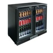 Arrière-bar deux portes pivotantes 182 bouteilles Polar Série G