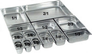 Bac gastronorme perfores inox gn1/3 prof 40mm