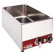 Bain marie de table électrique gn 1/1 - 150 mm robinet