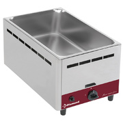 Bain-marie simple à gaz GN1/1