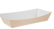 Barquettes alimentaires moyennes kraft compostables (lot de 250)
