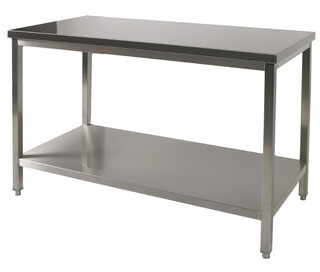 photo 1 table inox centrale 600 x 700 mm