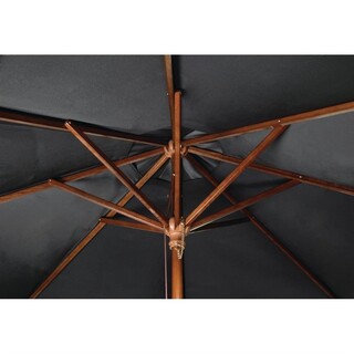 photo 4 parasol rond bolero noir 2,5m