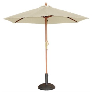 photo 4 parasol rond bolero écru 3m