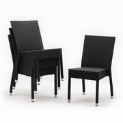 Photo 1 matériel référence CF159: Chaises en rotin PE Bolero anthracite