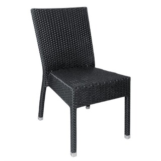 photo 7 chaises en rotin pe bolero anthracite