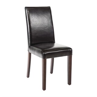 photo 1 chaises en simili cuir bolero noires