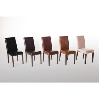 photo 2 chaises en simili cuir bolero noires