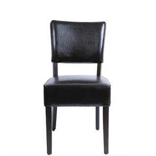 photo 5 chaises confortables en simili cuir bolero marron foncé