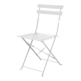 photo 1 chaise de terrasse en acier gris bolero lot de 2