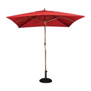 photo 1 parasol carré bolero 2,5m rouge