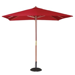 photo 2 parasol carré bolero 2,5m rouge