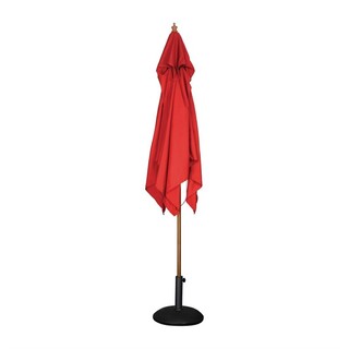 photo 3 parasol carré bolero 2,5m rouge