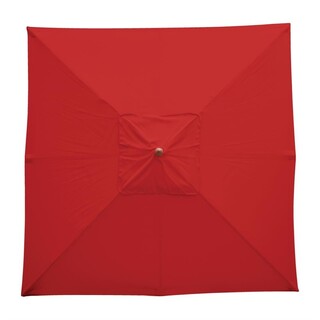 photo 6 parasol carré bolero 2,5m rouge