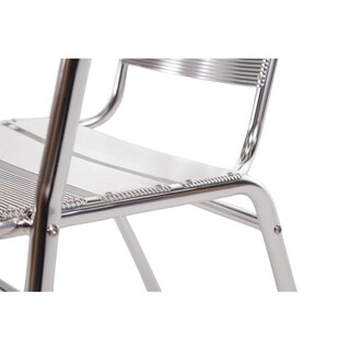 photo 8 fauteuils empilables en aluminium bolero
