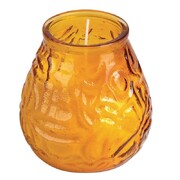Photo 1 matériel référence Y198: Bougies vénitiennes Bolsius Low Boy ambre