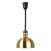 Photo matériel référence DY462 : Lampe chauffante dôme rétractable Buffalo finition dorée