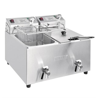 photo 2 friteuse double buffalo - 2 x 8l 2,9kw avec minuterie