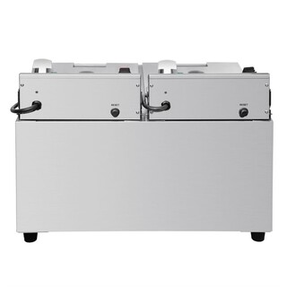 photo 6 friteuse double buffalo - 2 x 8l 2,9kw avec minuterie