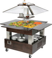 Buffet chauffant ilot