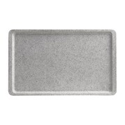 Photo 1 matériel référence CJ638: Plateau lisse en polyester versa cambro 530 x 325mm granit