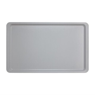 photo 1 plateau lisse en polyester versa cambro 530 x 325mm gris clair