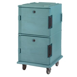 photo 1 chariot isotherme cambro ultra camcart upc1600 bleu ardoise