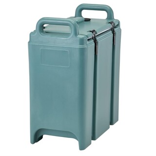 photo 1 conteneur isotherme à soupe cambro camtainer 12,7l bleu ardoise