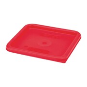 Photo 1 matériel référence DB015: Couvercle de boîte de conservation alimentaire carré camsquares de cambro rouge