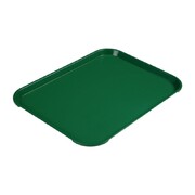 Photo 1 matériel référence DE313: Plateau rectangulaire en polypropylène Fast Food Cambro vert 41 cm