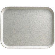 Photo 1 matériel référence DJ658: Plateau en polyester Versalite Cambro gris moucheté 430mm