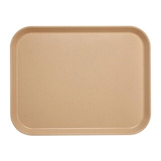 photo 1 plateau en polyester versalite cambro moka moucheté 45,7 cm