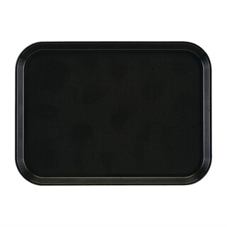 photo 1 plateau rectangulaire antidérapant en fibre de verre epictread cambro noir 35 cm