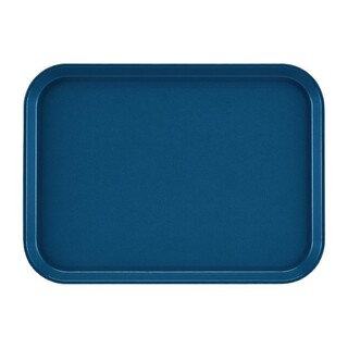 photo 1 plateau rectangulaire antidérapant en fibre de verre epictread cambro bleu 35 cm