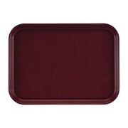 Photo 1 matériel référence DS518: Plateau rectangulaire antidérapant en fibre de verre EpicTread Cambro bordeaux 35 cm