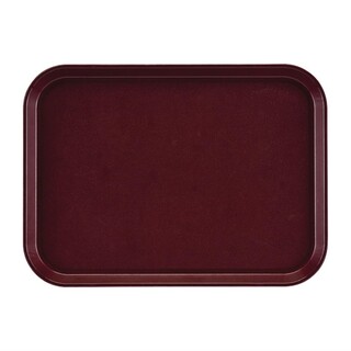 photo 1 plateau rectangulaire antidérapant en fibre de verre epictread cambro bordeaux 35 cm