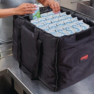 photo 4 sac de livraison moyen chargement par le haut cambro gobag